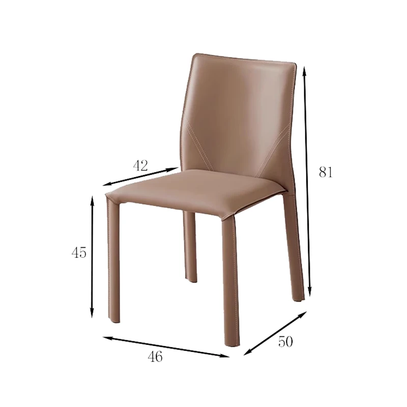 Set Of 2 Modern Dining Chairs Nordic Aesthetic Designer Dining Room Dining Chairs Minimalist Comfy Chaise Furniture