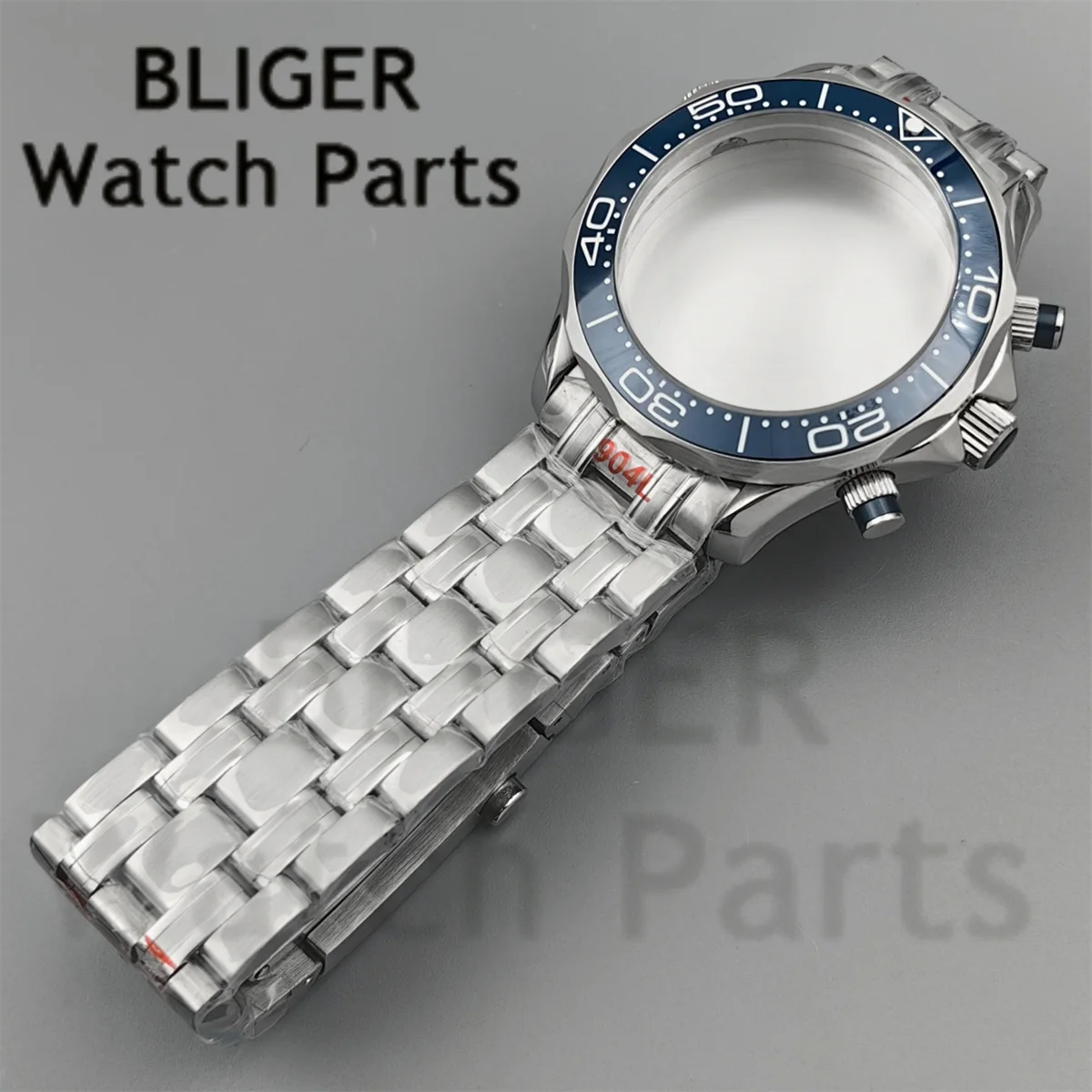 Multi-functional Chronograph Watch Case For 41mm Stainless Steel SEA Style Waterproof For VK63A VK64A Quartz Movements 31mm Dial