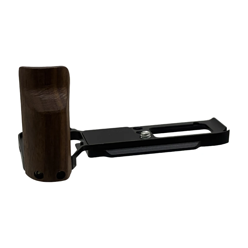 BGNing A7C2 A7CII A7CR Schnellwechselplatte L-Halterung Holzgriff Vollständige Abdeckung Kamerakäfig für Sony A7C SLR Handgriffhalter – Detail 4