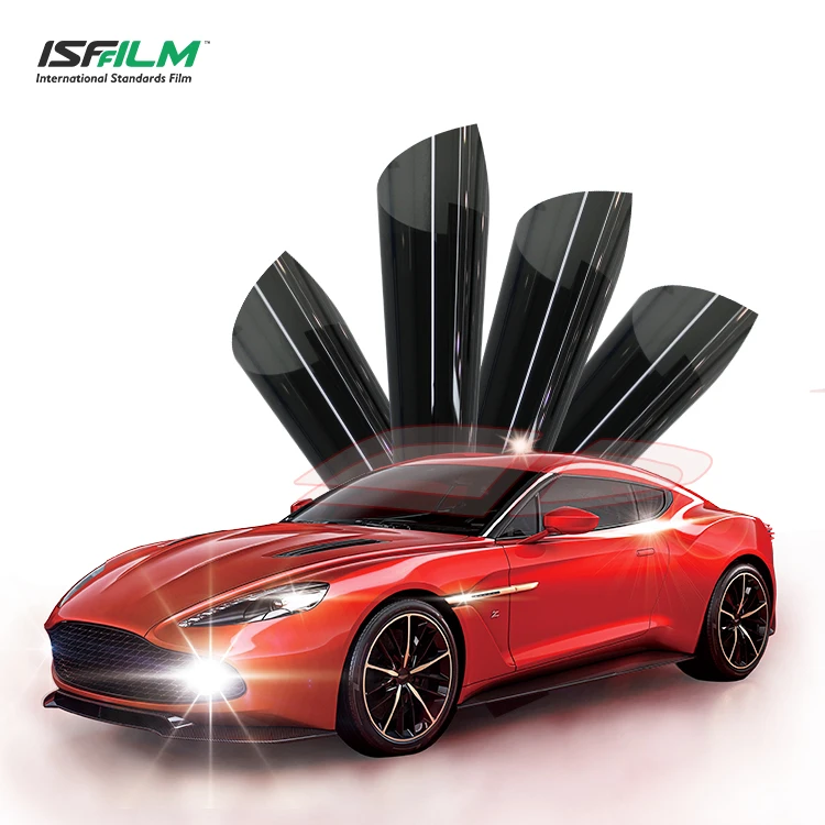 1.52*30m 2mil 15% VLT Black Color Manufacture Heat Rejection Roll Solar Control Window Transition Nano Carbon Film Car Tint