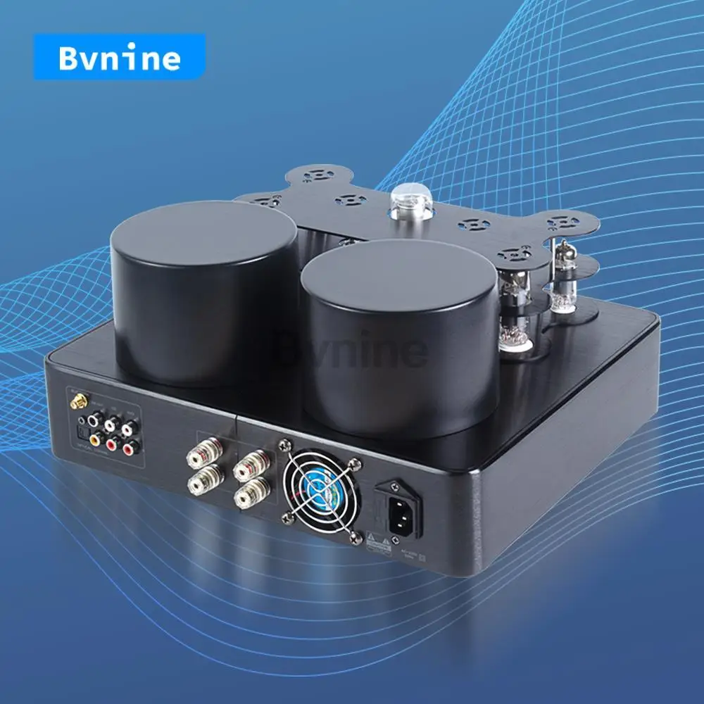 200W+200W High Power Fever Hifi Tube Amplifier Pre-stage Auido Speaker Bluetooth 5.0 Support 4-8Ω speaker Amplifier Home Theater