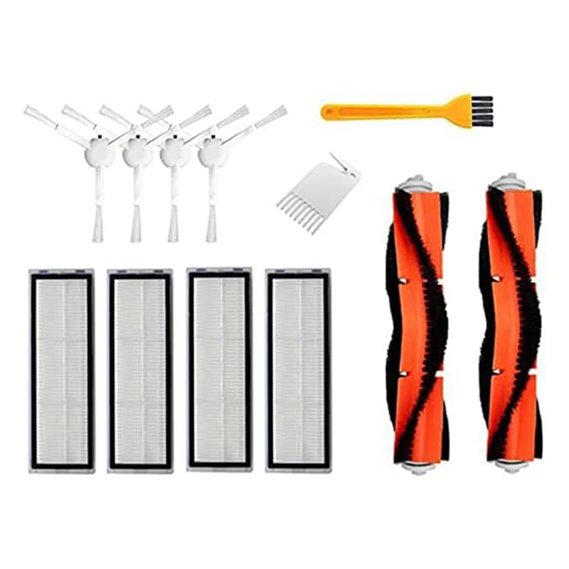 YCOC-Hepa Filter Side Brushes Mop Cloth For Xiaomi Mijia Vacuum 1C 2C 1T F9 Vacuum Cleaner STYTJ01ZHM And STYTJ02ZHM Accessories