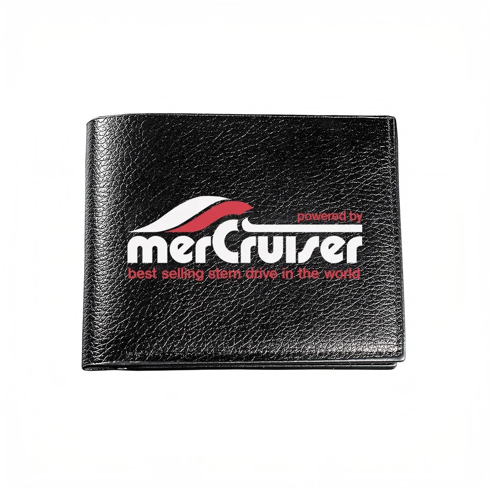 Powered By MerCruiser Best Selling Stern Drive In The World Men's Wallet Card Holder Casual Business Fashion Print