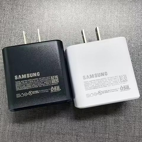 SAMSUNG US Adapter 45W Super Fast PD Charger For GALAXY Z Flip 6 5 S25 S23 S24 S22 Note 10 Plus Ultra A54 Fold6 5A Type C Cable