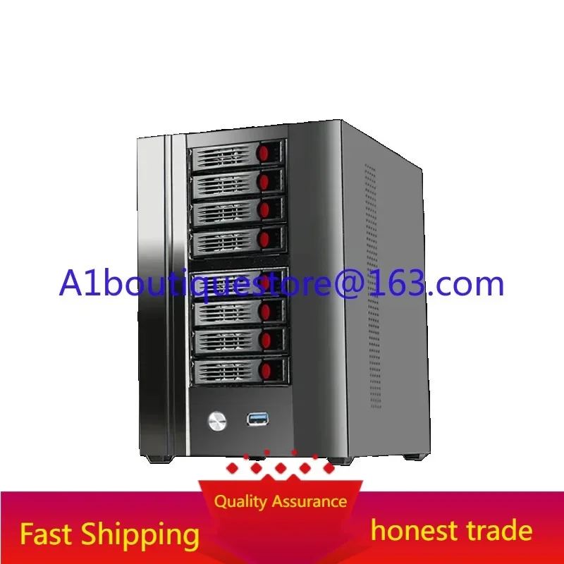 Nas Chassis, 8-Bay Hot Swappable Sata Backplane Home Storage Cloud IPFS Interstellar Server