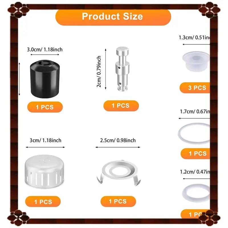 استبدال مقبض صمام تحرير البخار للتسليم لمدة 24 ساعة لوعاء فوري Ultra 3,6,8 Qt وعاء فوري Duo/Duo Plus 3، 5، 6 Qt