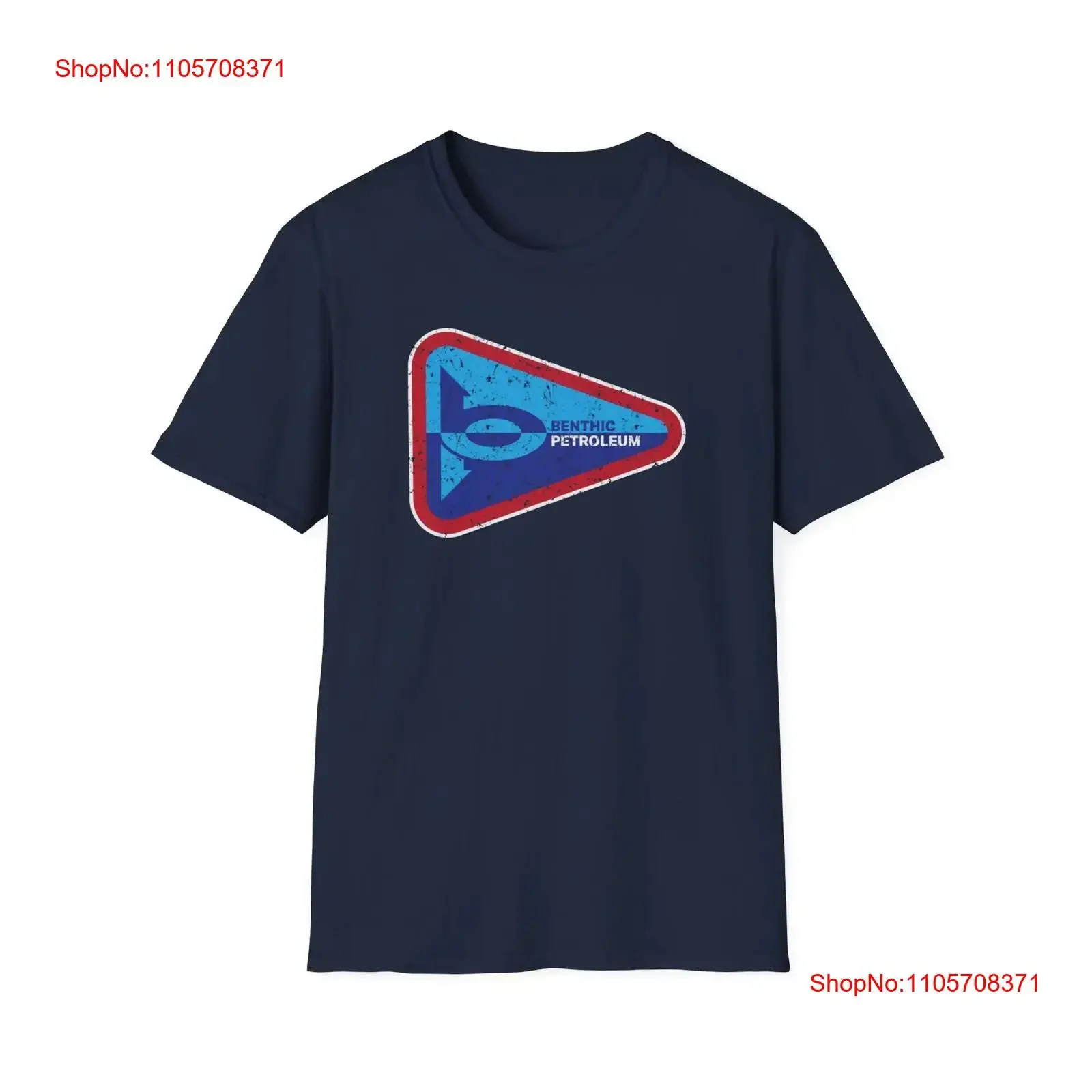 The Abyss Benthic Petroleum Distressed Retro Softstyle T Shirt vintage Washed Top For Everyday Wear streetwear Slightly