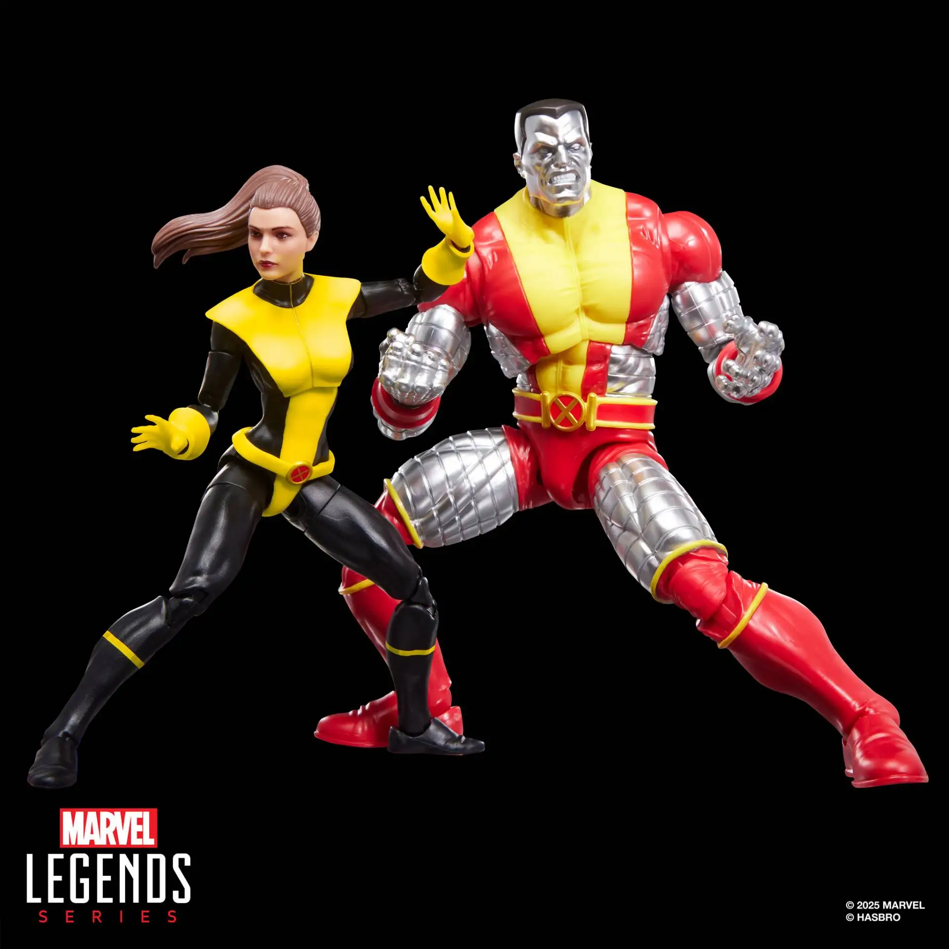 Figura de Ação Marvel Legends Astonishing X-Men Kitty Pryde Colossus 6 polegadas (sem embalagem)