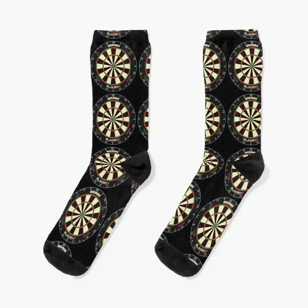 

Winmau Blade 6 Triple Core PDC Dartboard Socks Hiking boots japanese fashion sport Men Socks Luxury Brand Women's
