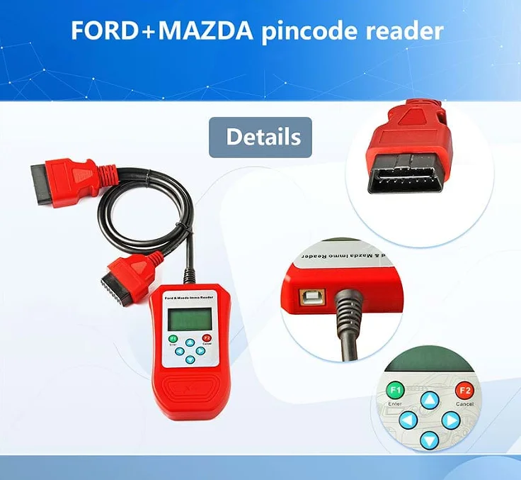 F-O-RD+MA-Z-DA Pin Code Reader