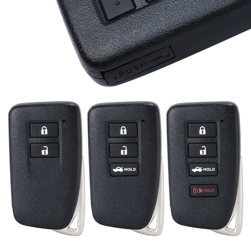 KEYECU 312 / 314.3MHz FCC ID: HYQ14FBA Board: 281451-2110 AG Smart Card Remote Key Fob for Lexus LX570 NX200t NX300 NX300h