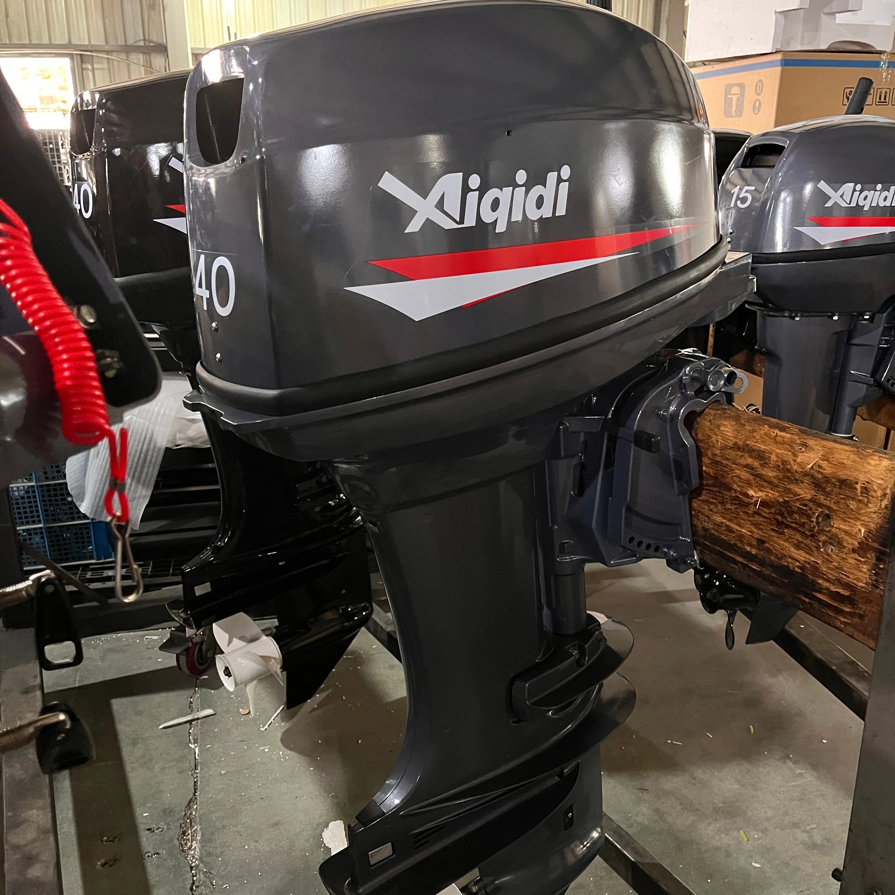 AIQIDI T40 Outboard Motor 40HP 2 Stroke 29.4kw Power Trim Outboard Engine With Long/Short Shaft