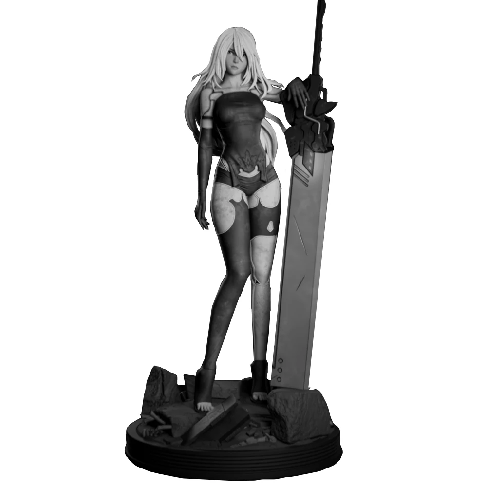 Kit modello in resina meccanico femminile Cyber-Retro 1:16 - Artigiano non verniciato |   A954 Miniature Gear-Mage