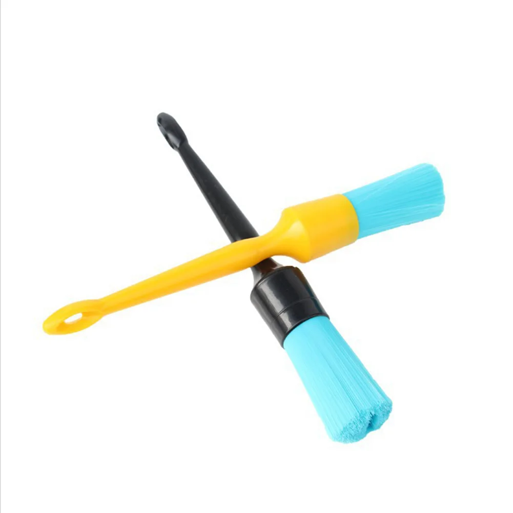 1/2pcs Car Cleaning Brush Kit Automotive Detail Brushes For Car Interior Detailing Brush Set Wheel Rims Clean Brush