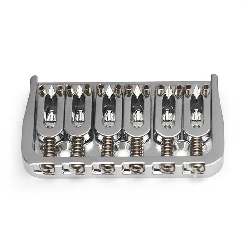 Superior-6-String Guitar Fixed Bridge 72.8 Fixed Bridge Body Fittings Alloy Drawing Plate String Bridge