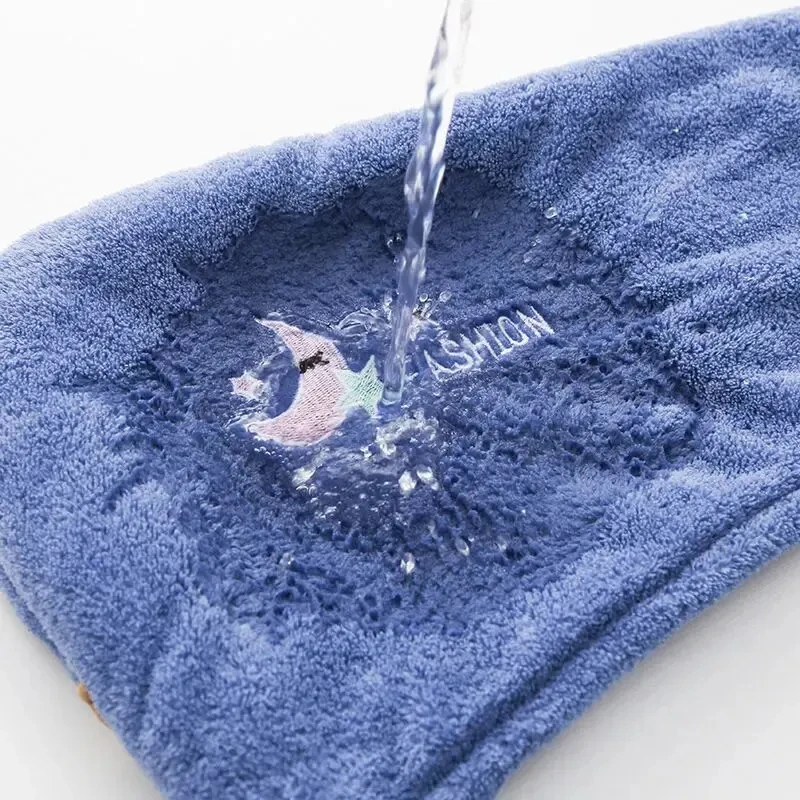 1 Stück super saugfähiges, schnell trocknendes Haartuch, weiches Kopftuch für das Badezimmer, für Frauen und Mädchen, süßes Haaraccessoire für effizientes Haartrocknen – Detail 5