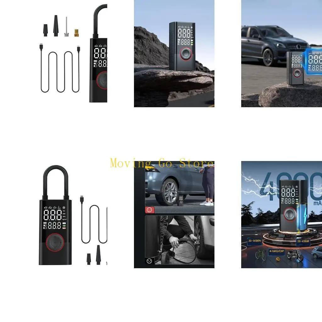 

B5XD -велосипедный автомобиль стартовые устройства стартеры Dript Lecking Digital Tire Infator, со светодиодным светом для с в