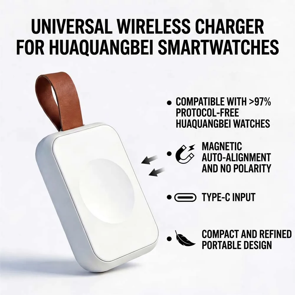 Magnetic Charging Cable For S8 Pro/DT3/S8 PRO MAX/S7 Pro/DT7, Universal Wireless Charger for Multiple Smartwatch Models, 5V/1A
