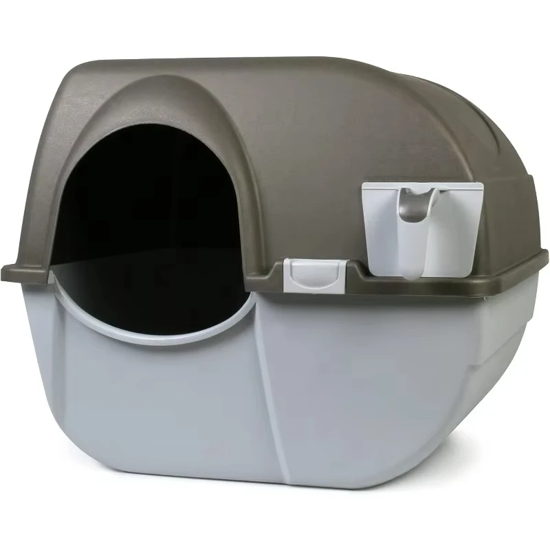 NRA15 Self Cleaning Litter Box Regular Size,Grey