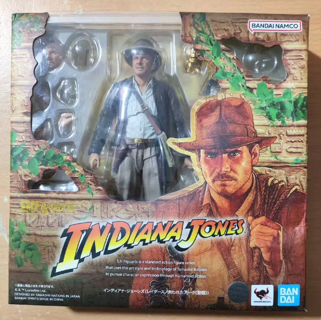 

100% Original Bandai SH Figuarts SHF Indiana Jones Raiders of The Lost Ark Ver Action Figures Model Collectible Toy In Stock