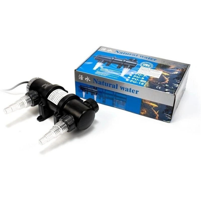 

УФ-стерилизатор 13 Вт для пруда и аквариума: очиститель воды, помпа-фильтр