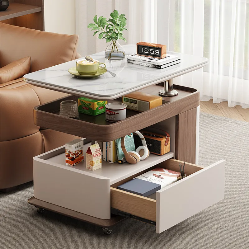 

Beige Living Room Coffee Tables Marbles Books Hallway Modern Coffee Tables Dining Multifunction Escritorio Nordic Furniture