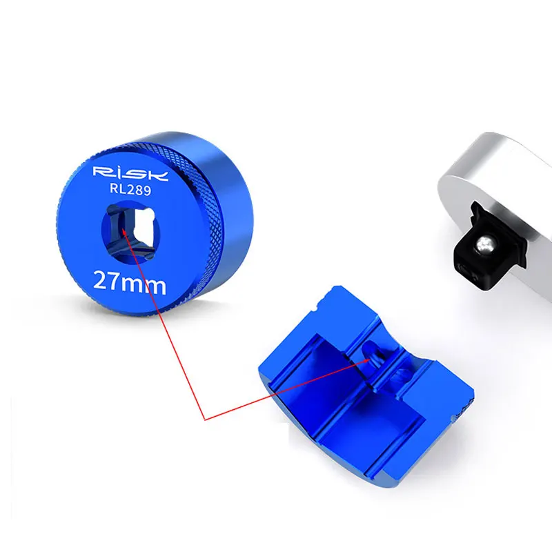 Mountain Bike Front Fork Cap Cover Bicycle Fork Top Sleeve Air-Fork Cover Maintenance Sockets Hexagonal Repair Tool