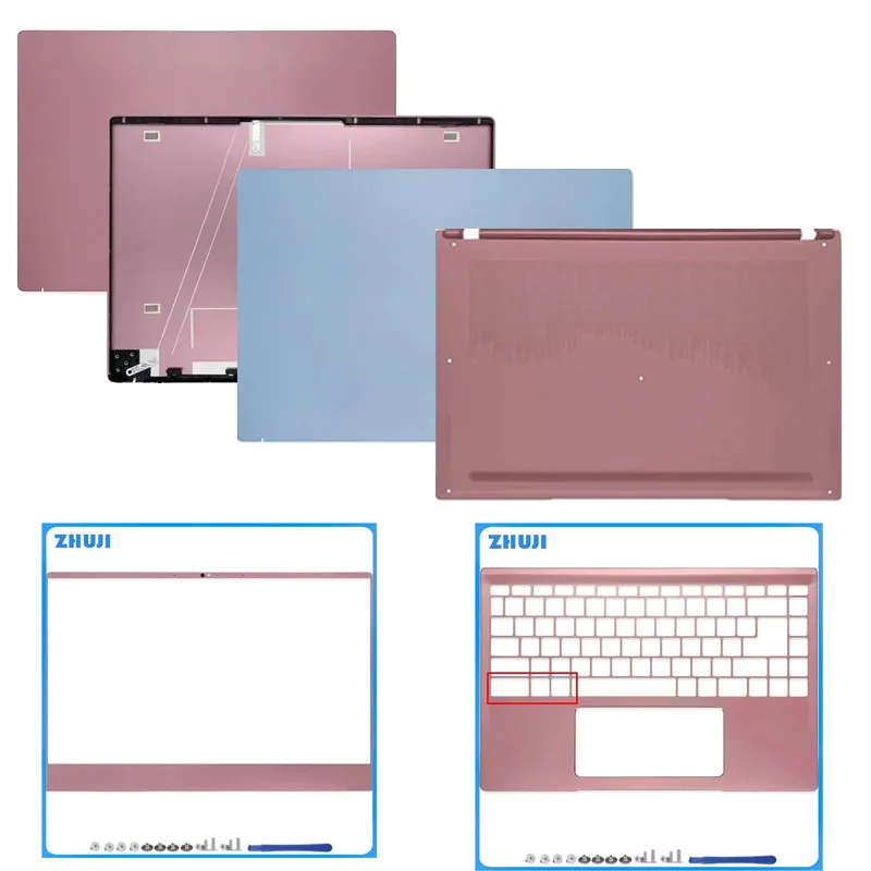 New For Prestige 14 MS-14C1 MS-14C2 14C4 P14 Laptop LCD Back Cover Front Bezel Palmrest Bottom Case Hinge Cover Black