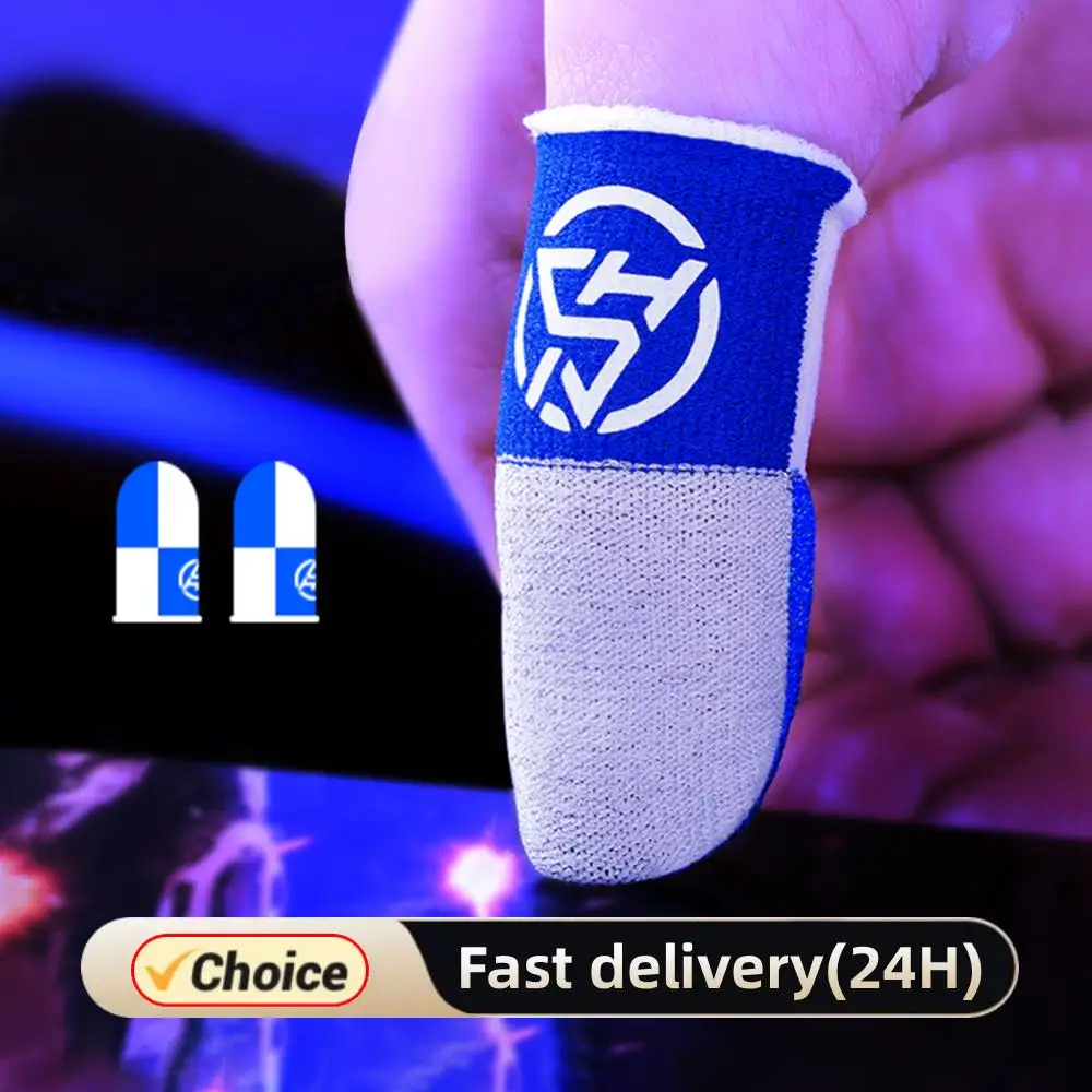 Finger Daumen Handschuhe Atmungsaktive Nachtlicht Finger Abdeckungen Schweißfest Anti Slip Game Controller Finger Abdeckung für PUBG Telefon Gaming