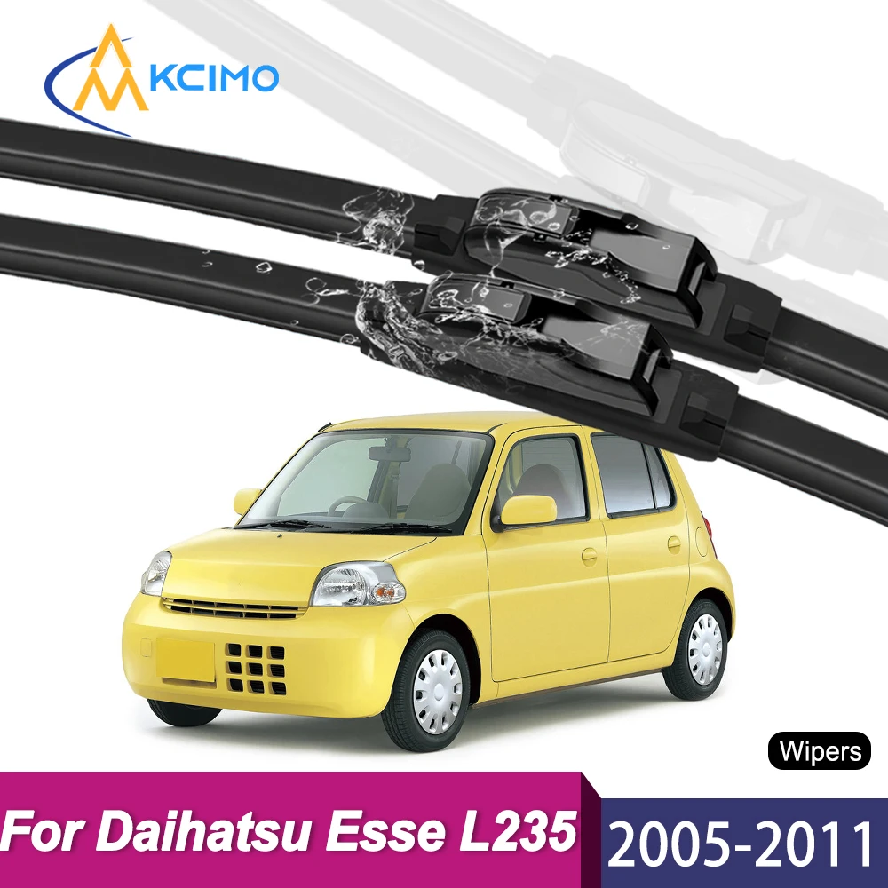 

Upgrade Your Wiper System 2PCS Premium All-Season Blades For Daihatsu Esse L235 2005-2011 Long-Lasting Clear Vision