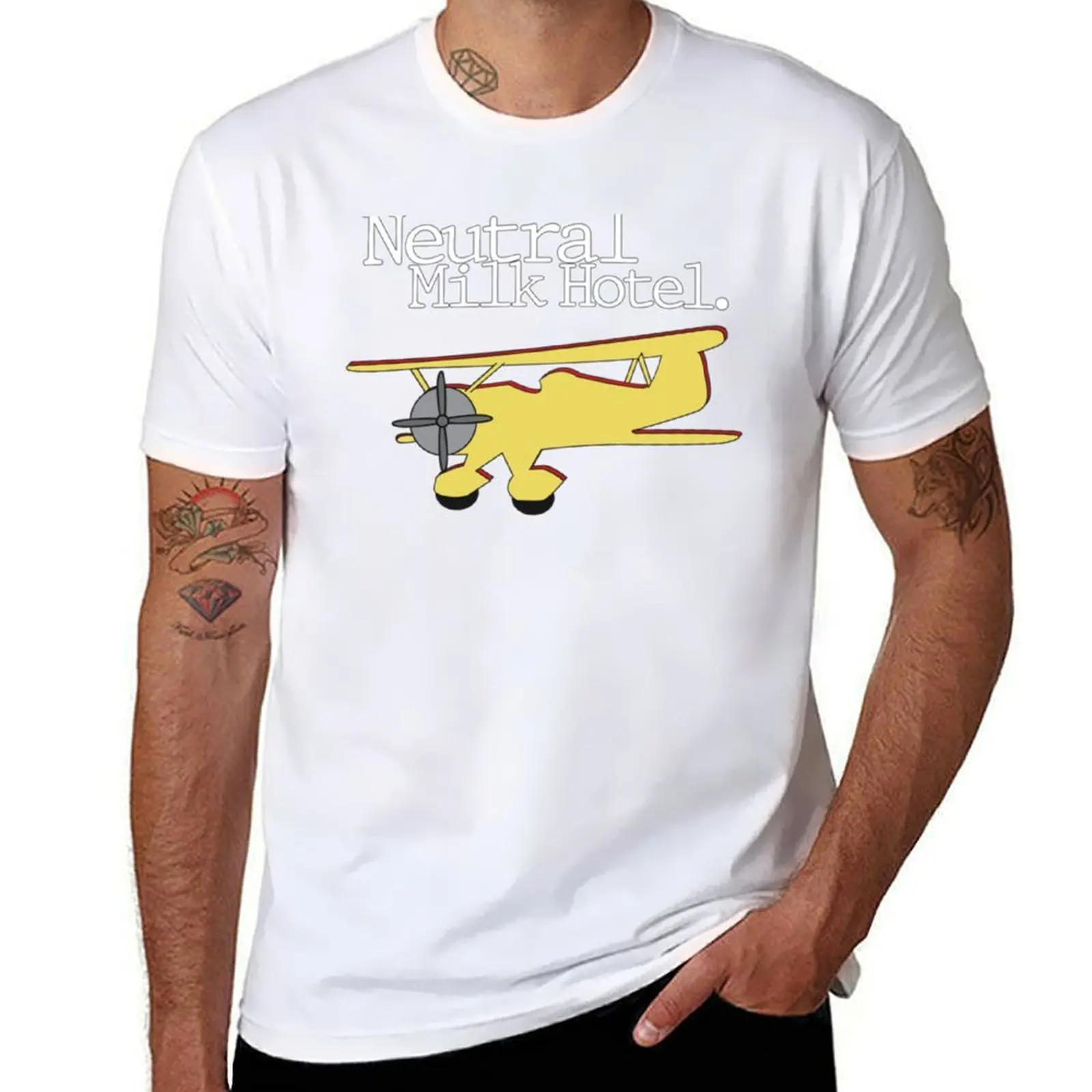 

Neutral Milk Hotel - Aeroplane T-Shirt man t shirt cotton high quality t shirt man luxury T-Shirt