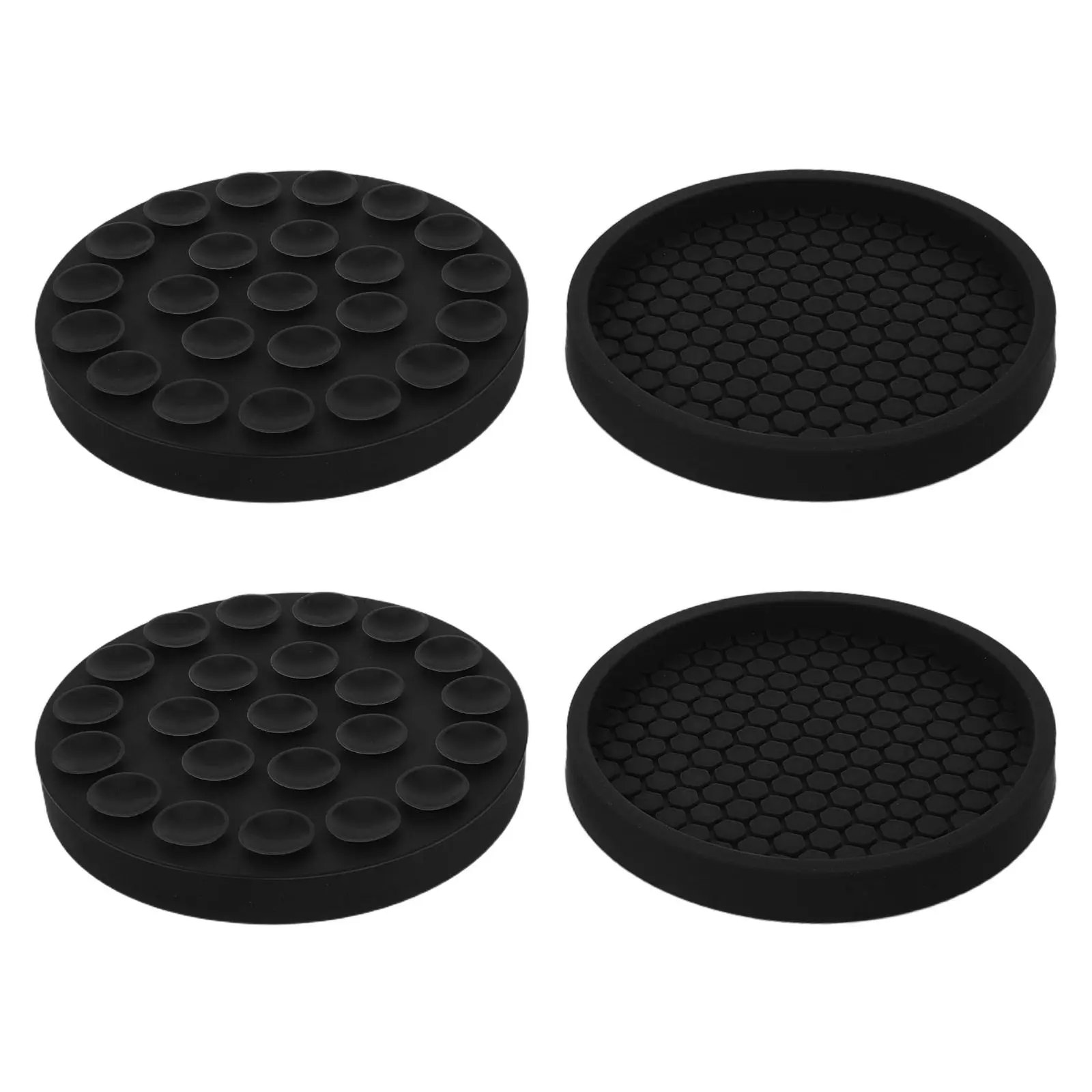 4Pcs Anti Slip Rubber Furniture Pads Sofa Bed Leg Protectors Non Skid Floor Protector Cushion Mats Non Slip Rubber Pad