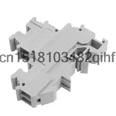 2016 NEW! MBKKB-2.5 Screw Clipping Contact Double Level Terminal Block Gray