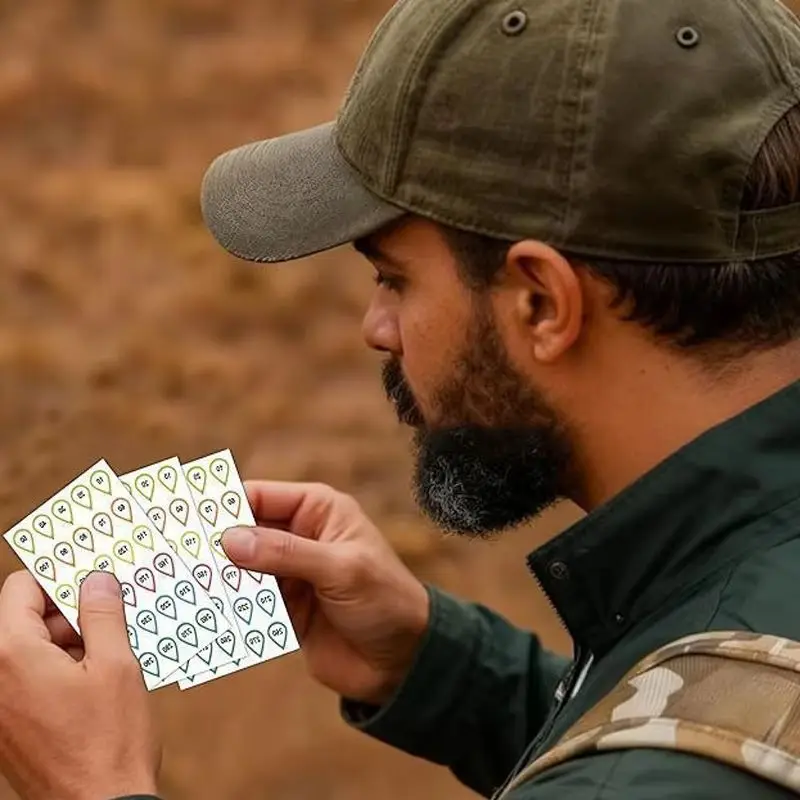 

Набор из 10 наклеек для прицельных телескопов: стикеры для регулировки прицела, маркеры для дальномерных отметок