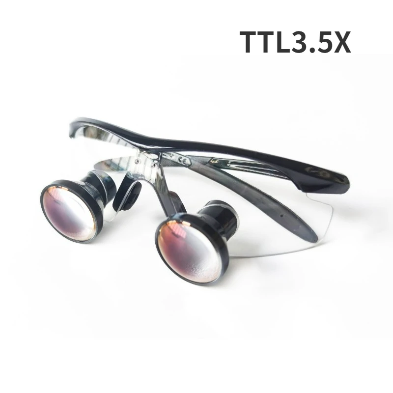 New Arrival Affordable Dental TTL Loupes 2.5X/3.0X/3.5X(Through The Lenses) IPD 52-72mm Tailor Made TTL Medical Loupes