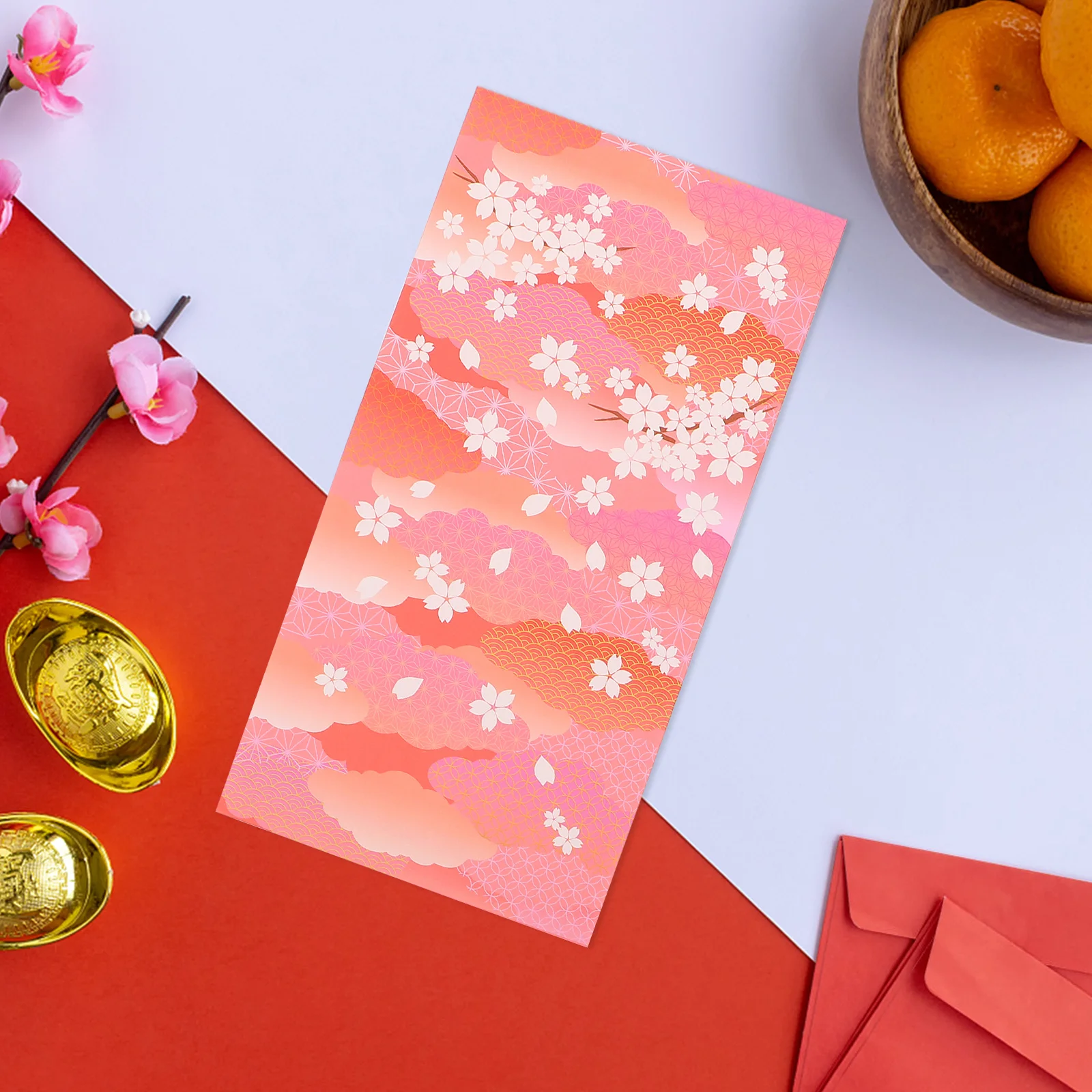 

20Pcs Red Envelopes Creative Pretty Patterns Secure Cash Holder for Wedding Festival Card Pockets
