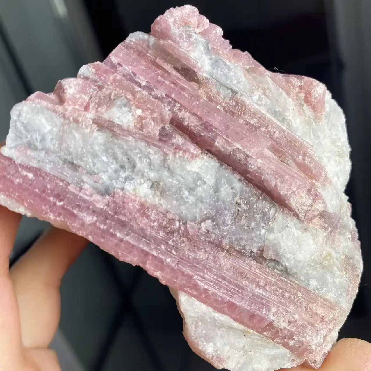 

Natural Pink Tourmaline Crystal Stone, With Healing Properties, Suitable For Home And Office Decoration, For Demagnetization Med