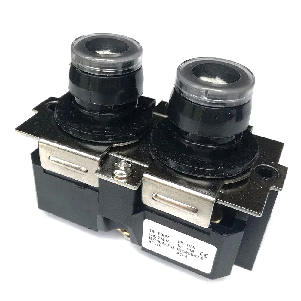 LA137-A Switch AC 250V Switch Bahan Resin ABS Fitur Tahan Debu Saklar Tombol Tahan Debu Penggunaan Industri