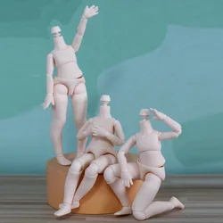 New Big 1/8BJD Body White Skin Ball Joint Body Doll for gsc STO doll head Accessories Toy