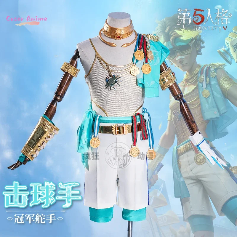 

【Coser】Game Identity Ⅴ Ganji Gupta Cosplay Costume Uniform Halloween Carnival Party Christmas Play Role Clothes Clothing