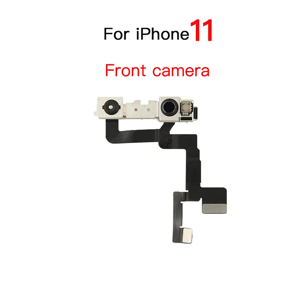 Front Camera With Flex Cable Replacement For iPhone 11 12 Mini Pro Max Ear Speaker Flex NO Face ID