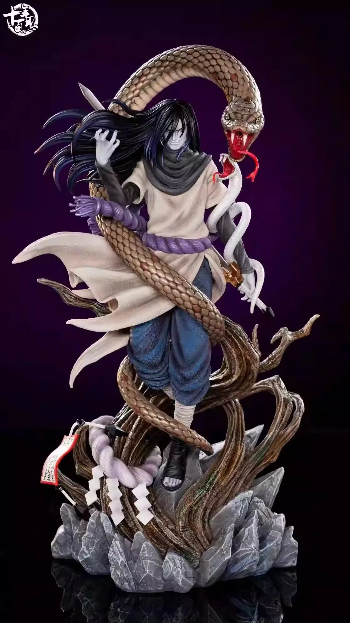 Pre Sale 29Cm Resin Gk Naruto Orochimaru Anime Action Figure Collectible Model Garage Kit Statue Ornaments Toys Gift