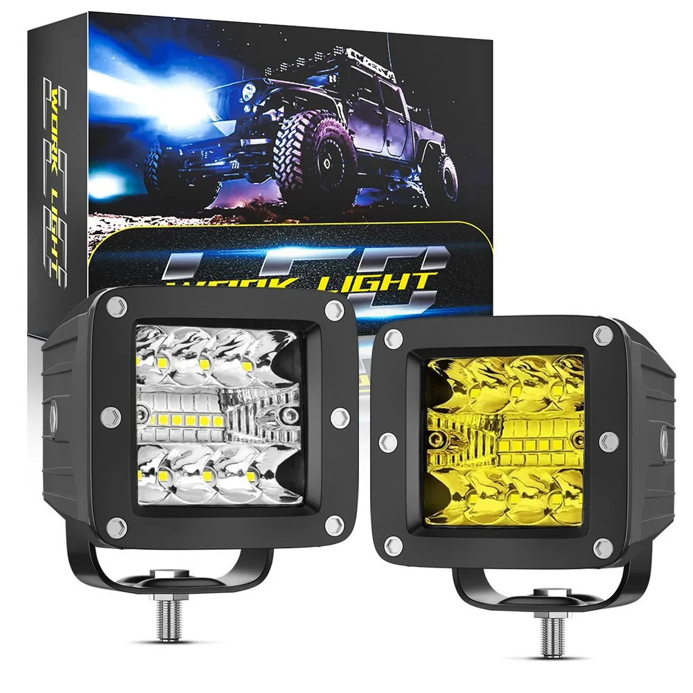 

Universal Off-Road Mount Bracket LED Daytime Running Waterproof Fog Lamp Car Lighting Work light for Vehicle Forklift Auxiliary