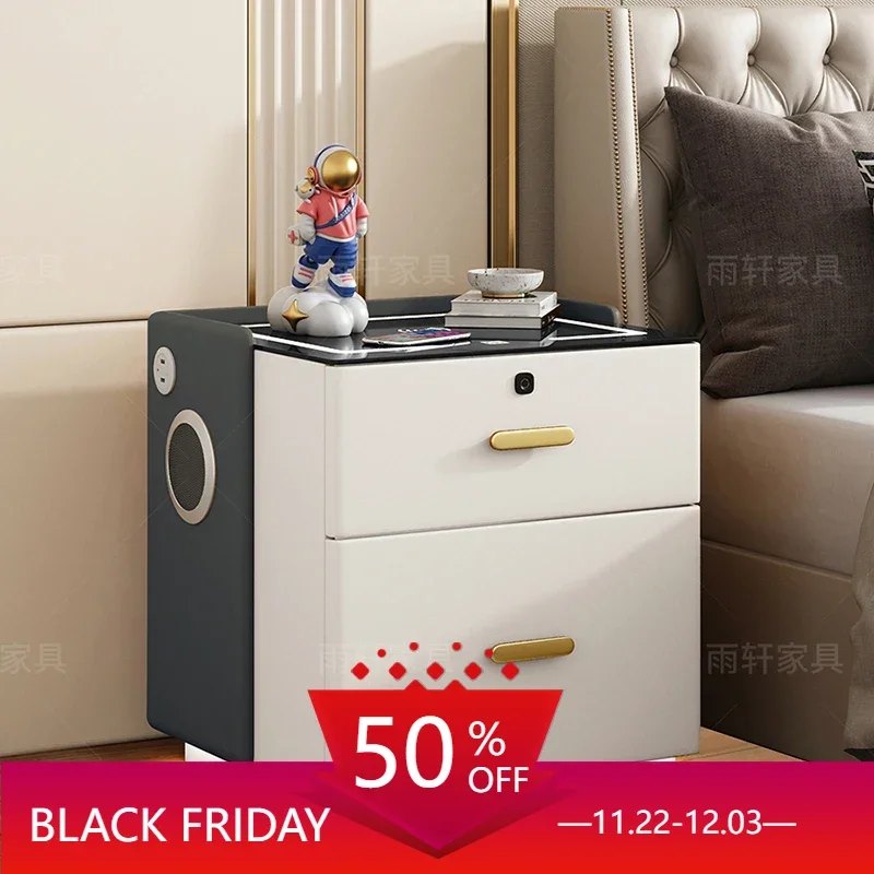 

Narrow Bedside Table Small Night Chest Drawers Storage Cabinet Comfortable Bedroom Tables Floating Nightstand Room Mesa De Noche