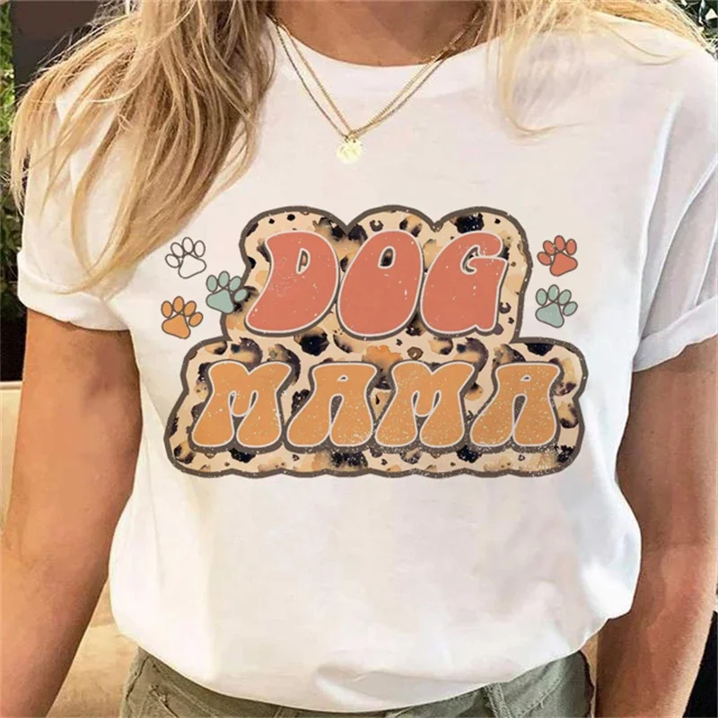 Simple And Funny Women's Plant Flower T-shirt Fashion Cartoon Happy Time Mom Cartoon T-shirt Pattern Top Letter Printed T-shirt.