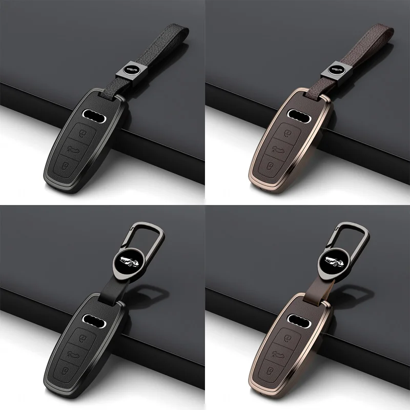 

for Audi A6L key case for A4L, new A3, high-end Q3, Q7, A8, A5 car, Q5L shell, A6 cover, Q2L for men, A7L for women, key bag