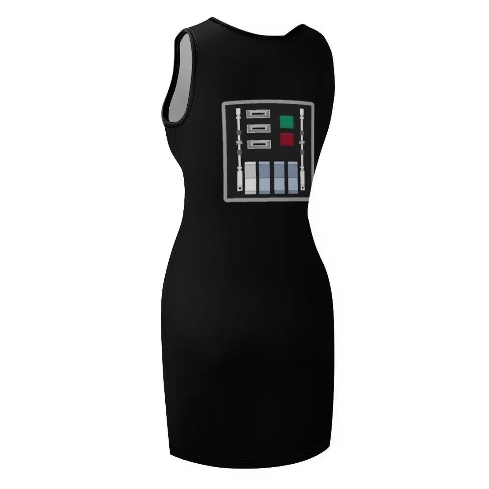 แผงควบคุม - ความหวังใหม่ (ดาร์ธ เวเดอร์) -เสื้อยืดเดรสแขนกุด ชุดเดรสปาร์ตี้สุดหรูสำหรับผู้หญิง 2025