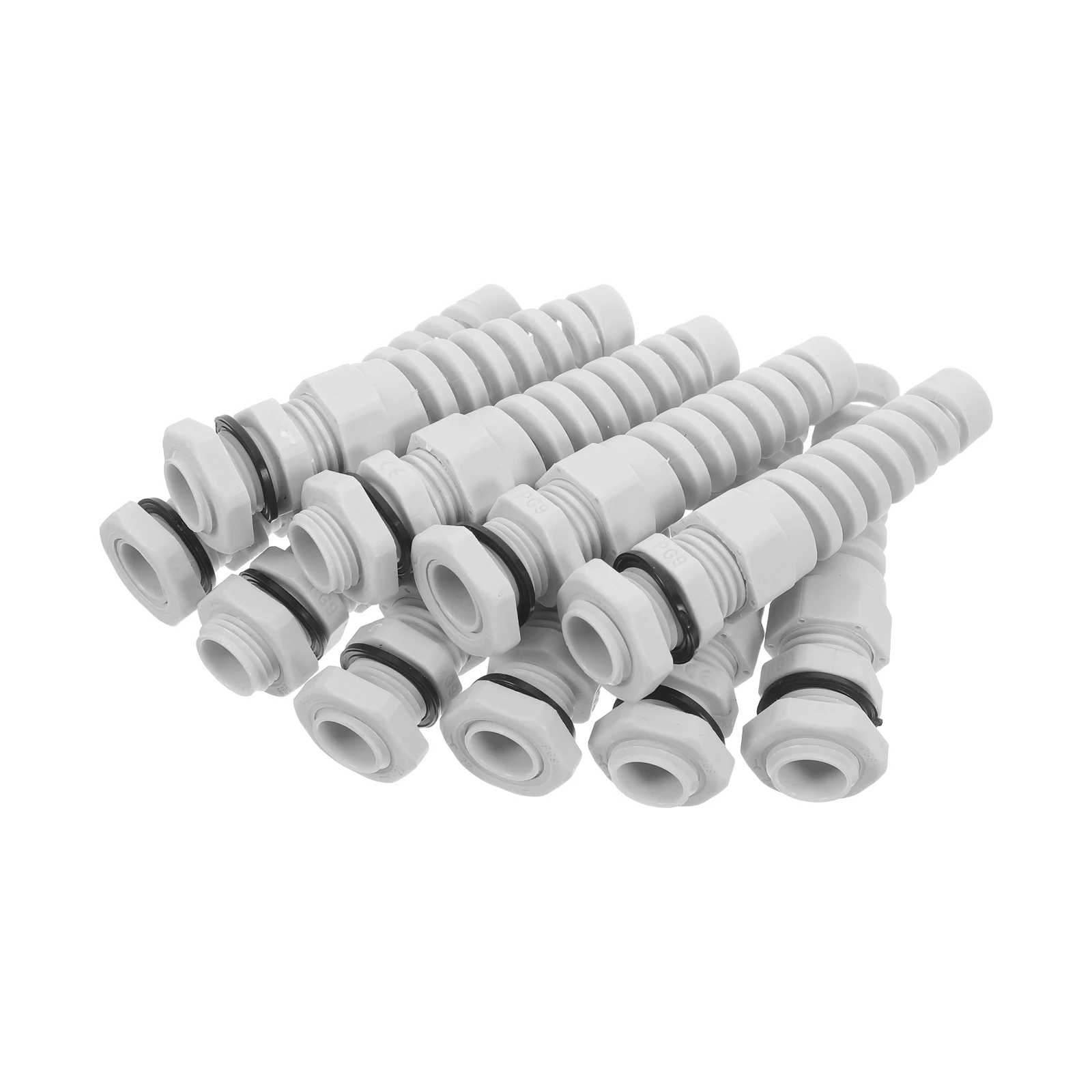

10 Pcs Cable Anti-bending Joints Adjustable Connectors Gland Cord Grip Glands Nylon Adapter