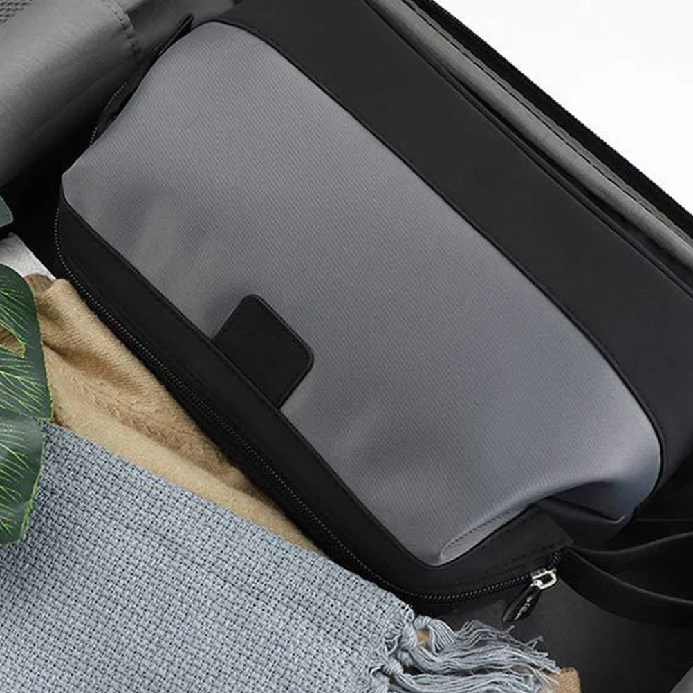 

Waterproof Toiletry Bag Premium Nylon Travel Storage Pouch Multi-Compartment Makeup Organizer Case For Men Women Grey