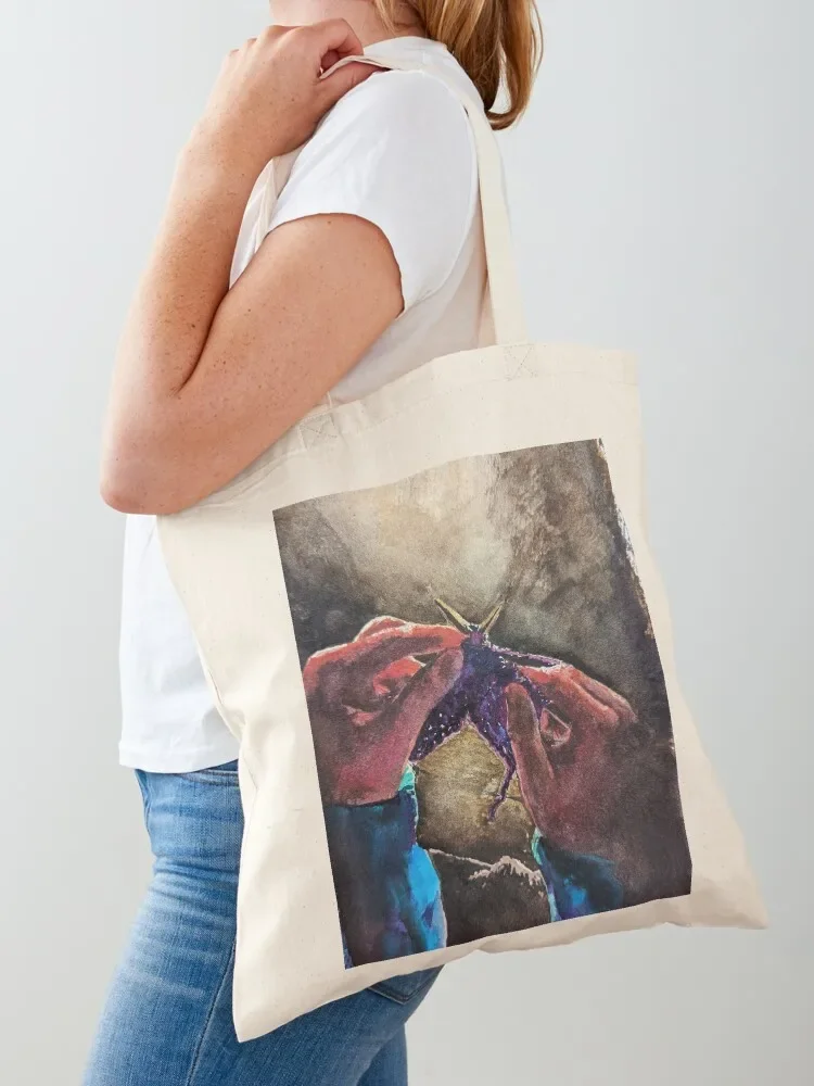 Waiting fireside Tote Bag Cloth bag custom tote bag Big women